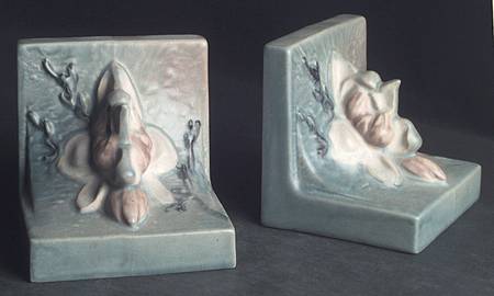 Magnolia Blue China Bookend - Set of 2