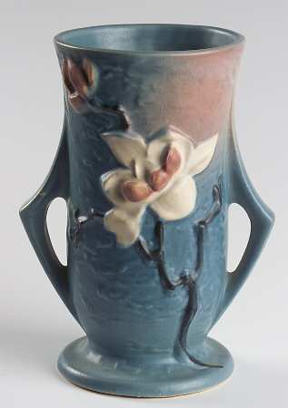 Magnolia Blue 7" Footed Vase