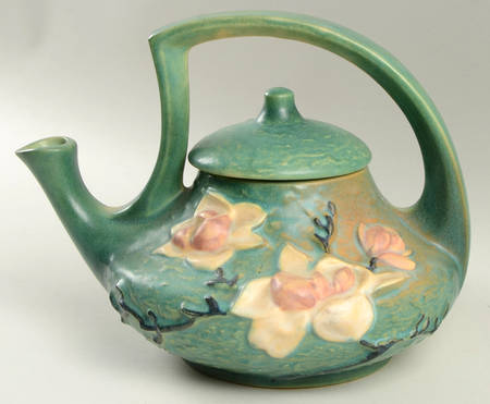Magnolia Green Teapot & Lid