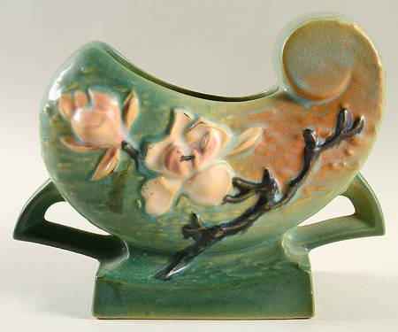 Magnolia Green 6" Fan Vase