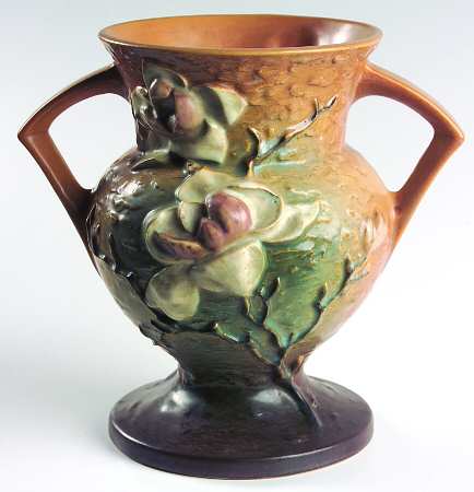 Magnolia Terra Cotta 8" Footed Vase