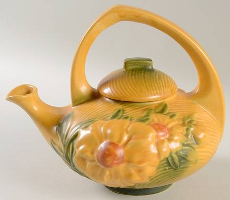 Peony Sienna Brown (Yellow) Teapot & Lid