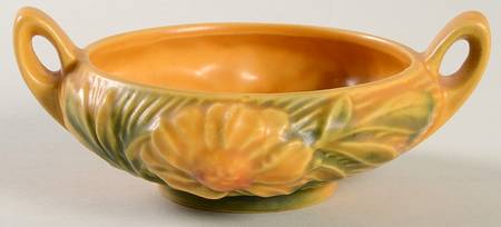 Peony Sienna Brown (Yellow) Open Sugar Bowl