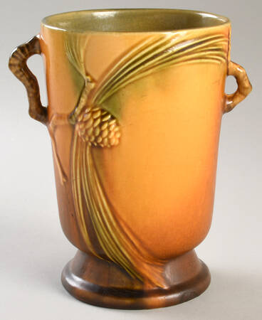 Pinecone Brown 7" Vase