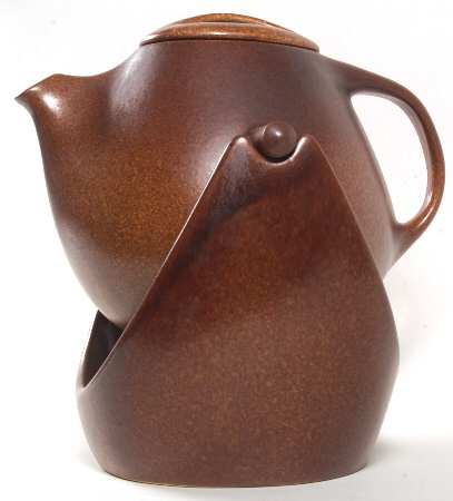 Raymor Autumn Brown (Matte) Coffee Pot & Stand