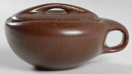 Raymor Autumn Brown (Matte) Sugar Bowl & Lid