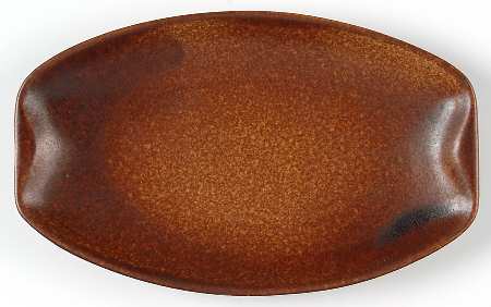 Raymor Autumn Brown (Matte) Pickle Dish