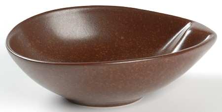 Raymor Autumn Brown (Matte) Lugged Fruit/Dessert (Sauce) Bowl