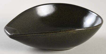 Raymor Avocado Green (Matte) Lugged Fruit/Dessert (Sauce) Bowl
