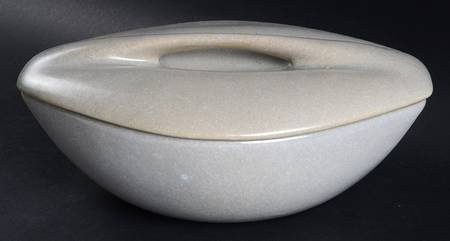Raymor Beach Gray (Matte) 2 Quart Oval Covered Casserole