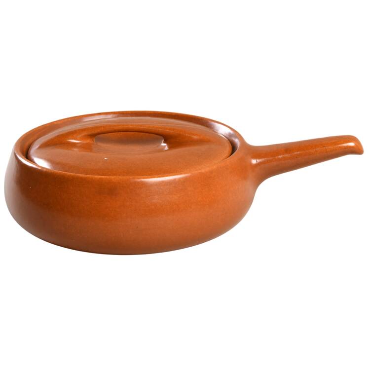 Raymor Terra Cotta (Matte) Individual Casserole & Lid