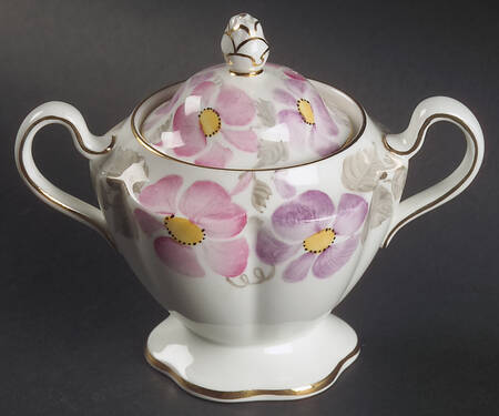 Morning Glory Sugar Bowl & Lid