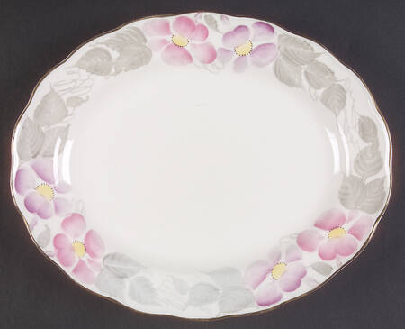 Morning Glory 10" Oval Serving Platter