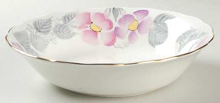 Morning Glory 8" Round Vegetable Bowl