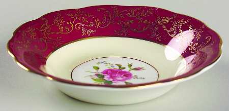 Swansea Rose (Magenta) Fruit/Dessert (Sauce) Bowl