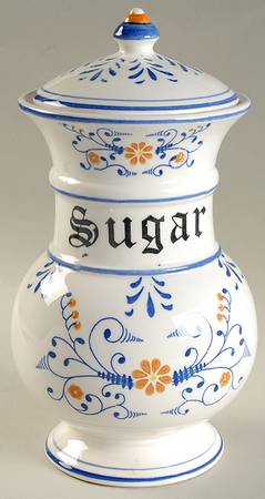 Heritage Sugar Canister & Lid