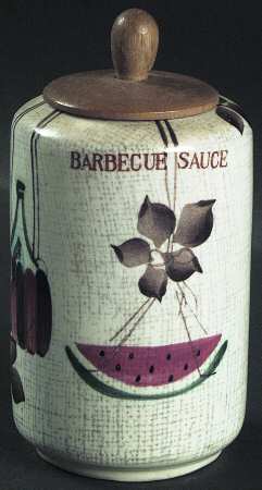 Jamaica Barbecue Sauce Jar & Wood Lid