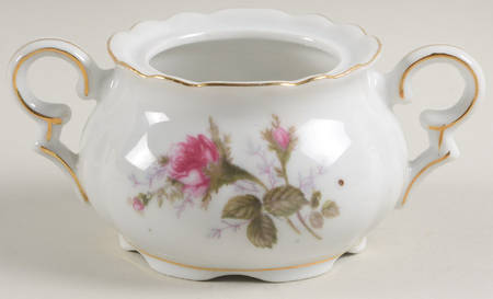 Moss Rose Sugar Bowl No Lid