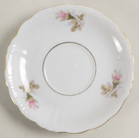 Moss Rose Saucer for Footed Cup