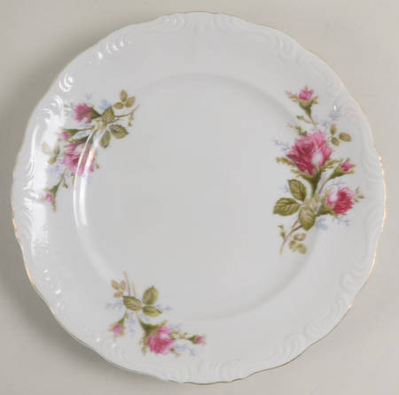 Moss Rose Luncheon Plate