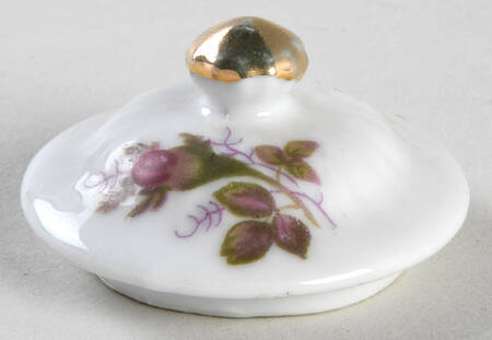 Moss Rose Lid for Mini Sugar Bowl
