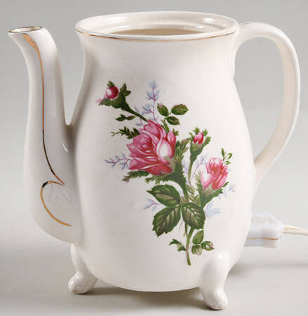 Moss Rose Electric Hot Water Pot, No Lid