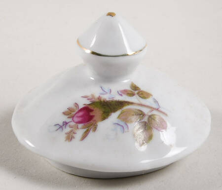 Moss Rose Lid for Sugar Bowl