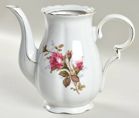 Moss Rose Coffee Pot No Lid