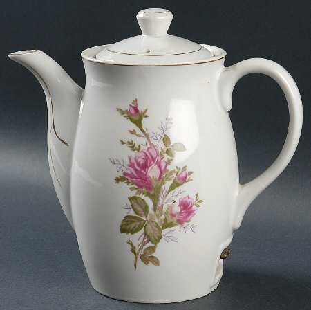 Moss Rose Electric Hot Water Pot, No Cord