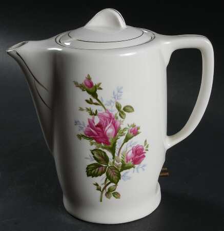 Moss Rose Electric Hot Water Pot with Lid & Cord
