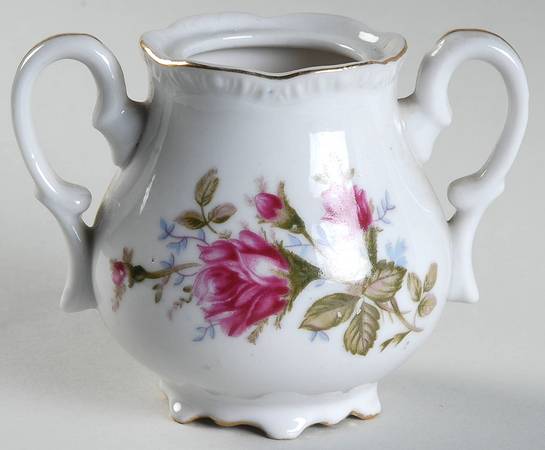 Moss Rose Mini Sugar Bowl No Lid