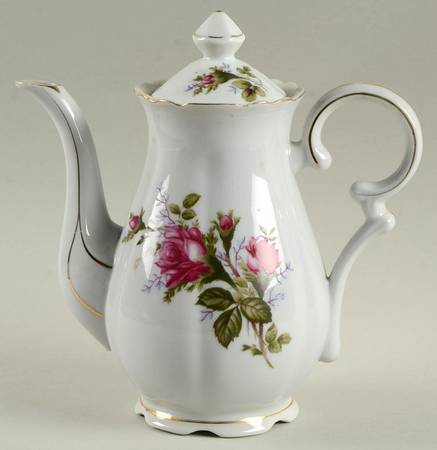Moss Rose Small Coffee Pot & Lid