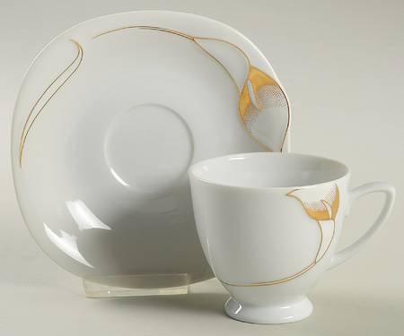 Symphony Footed Cup & Saucer Set