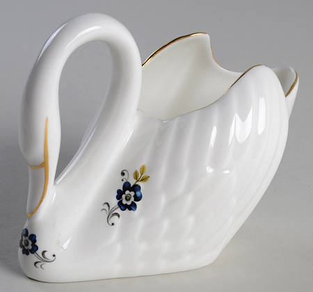 Blue Corn Flower Small Swan