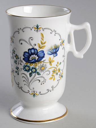 Blue Corn Flower Irish Coffee Mug