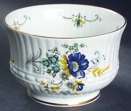 Blue Corn Flower Open Sugar Bowl