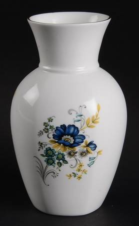 Blue Corn Flower 6" Vase