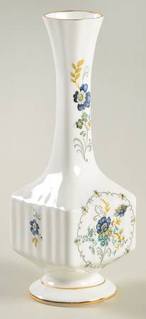 Blue Corn Flower 7" Bud Vase