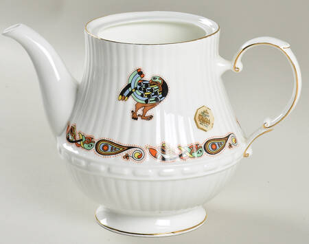 Book of Kells Teapot No Lid