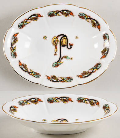 Book of Kells Oval Sweet Meat Dish