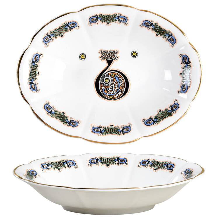 Book of Kells Oval Sweet Meat Dish