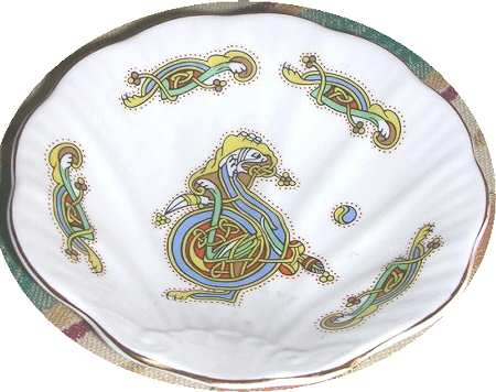 Book of Kells Scalloped Oyster Dish