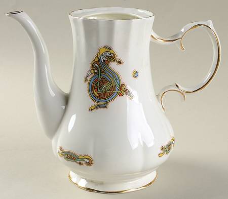 Book of Kells Small Coffee Pot No Lid
