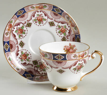 Carina Footed Cup & Saucer Set by Royal Tara