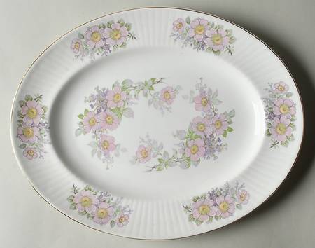 Irish Blossom 14" Oval Serving Platter