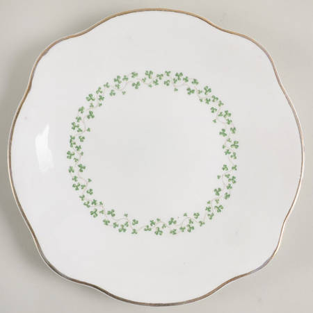 Shamrock Cookie Plate