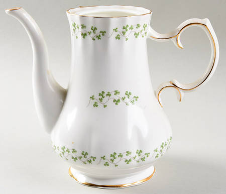 Shamrock Coffee Pot No Lid