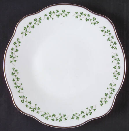 Shamrock 9" Square Cake Plate