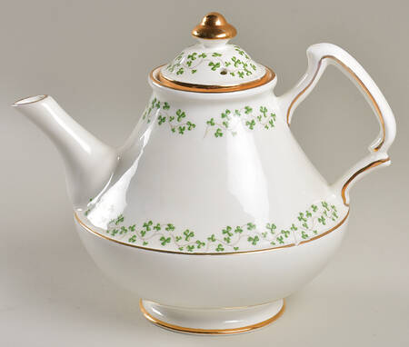 Shamrock Teapot & Lid by Royal Tara