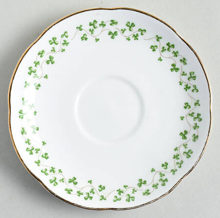Shamrock Saucer for Footed Cup